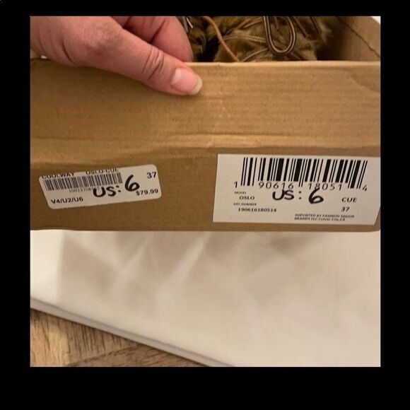 COOLWAY furry high top booties.  NEW - Picture 7 of 8